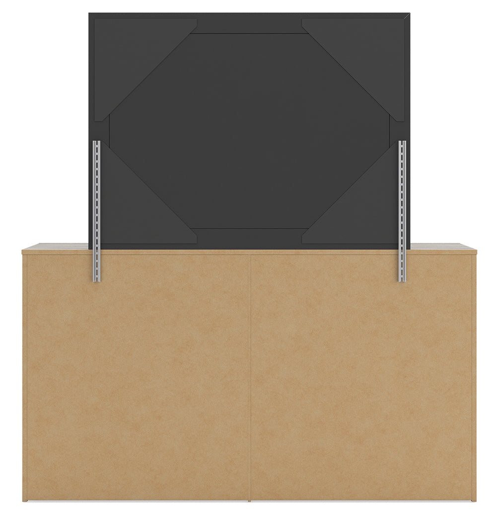 Broachmyn Gray Dresser and Mirror