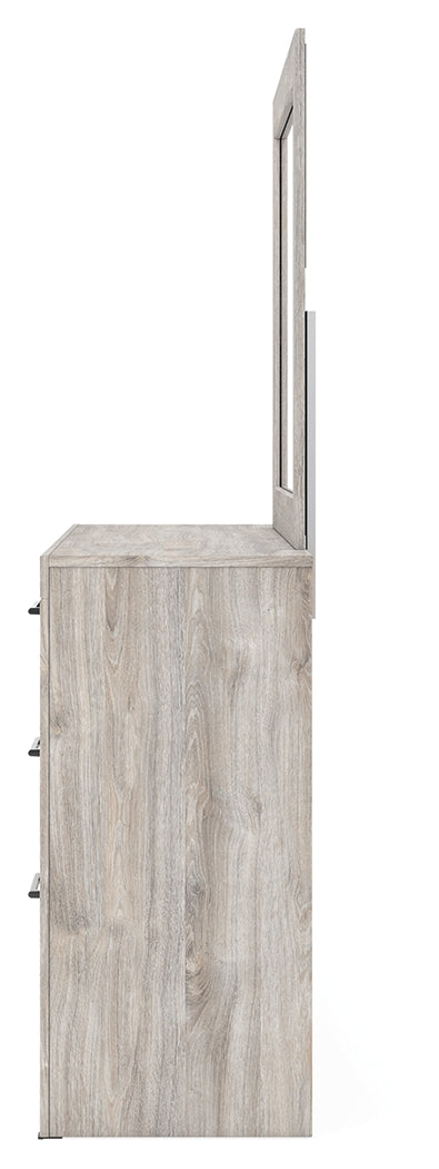 Broachmyn Gray Dresser and Mirror
