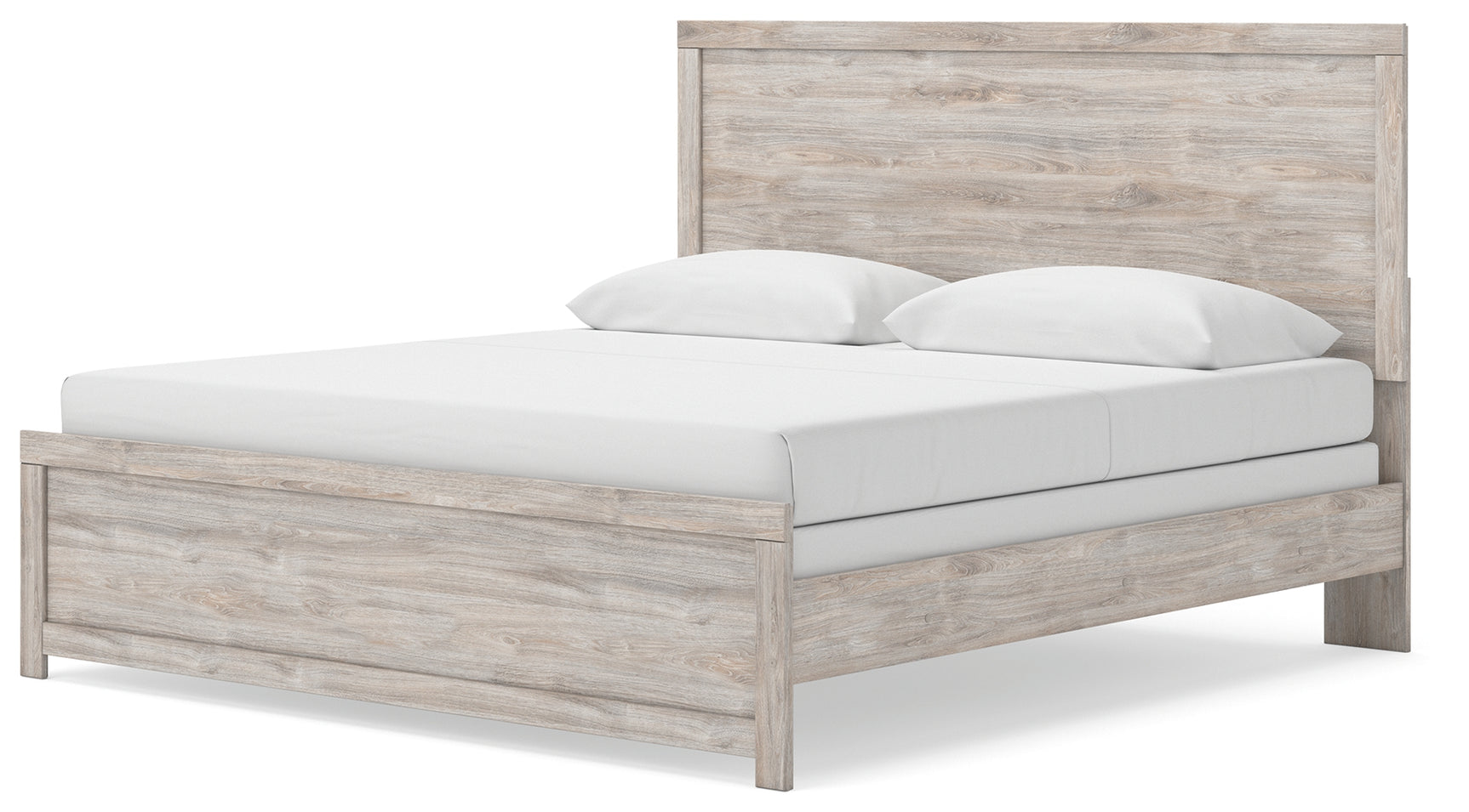 Broachmyn Gray King Panel Bed