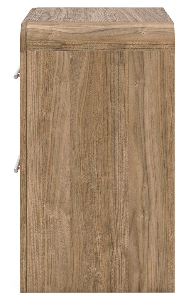 Gramburg Warm Natural Brown Nightstand view 4