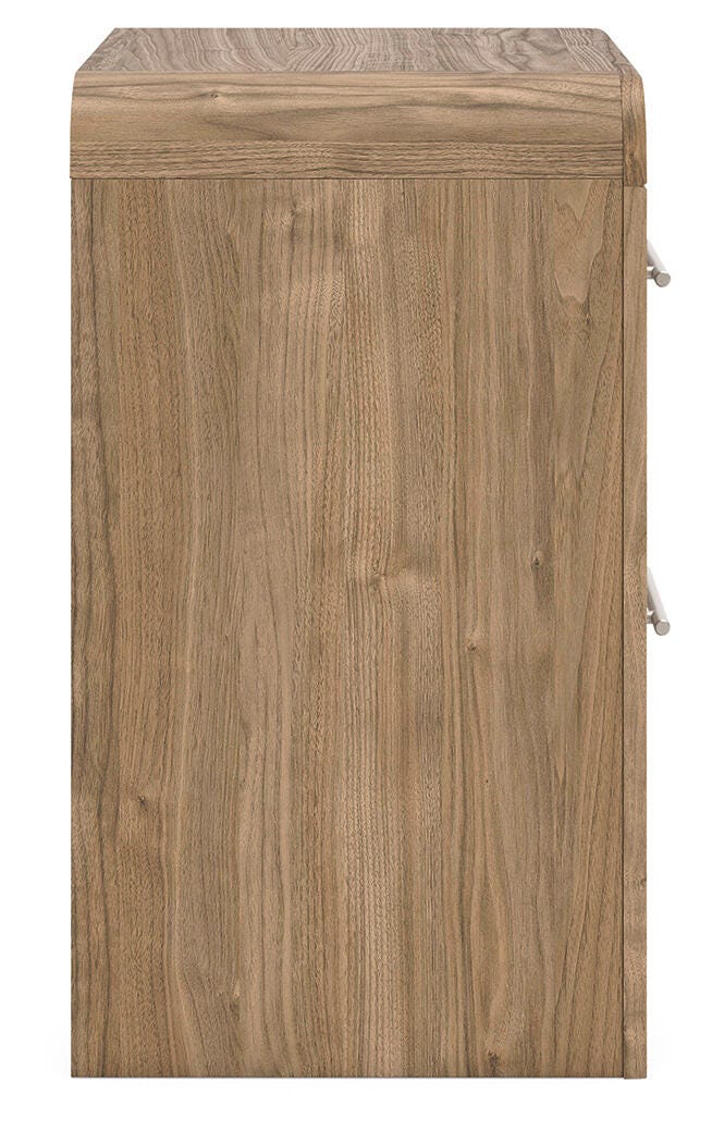 Gramburg Warm Natural Brown Nightstand view 8