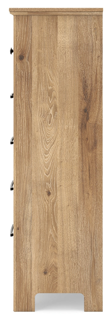 Makidern Tan Chest of Drawers