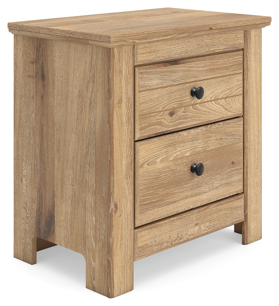 Makidern Tan Nightstand