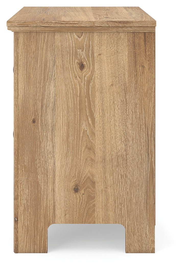 Makidern Tan Nightstand