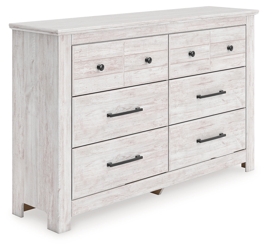 Makidern Whitewash Dresser