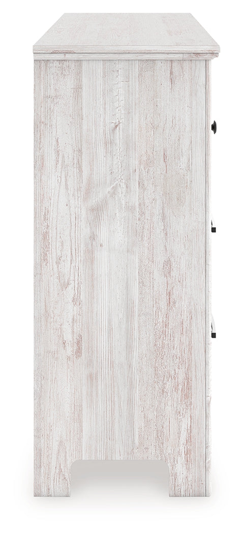 Makidern Whitewash Dresser