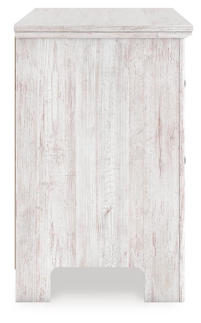 Makidern Whitewash Nightstand