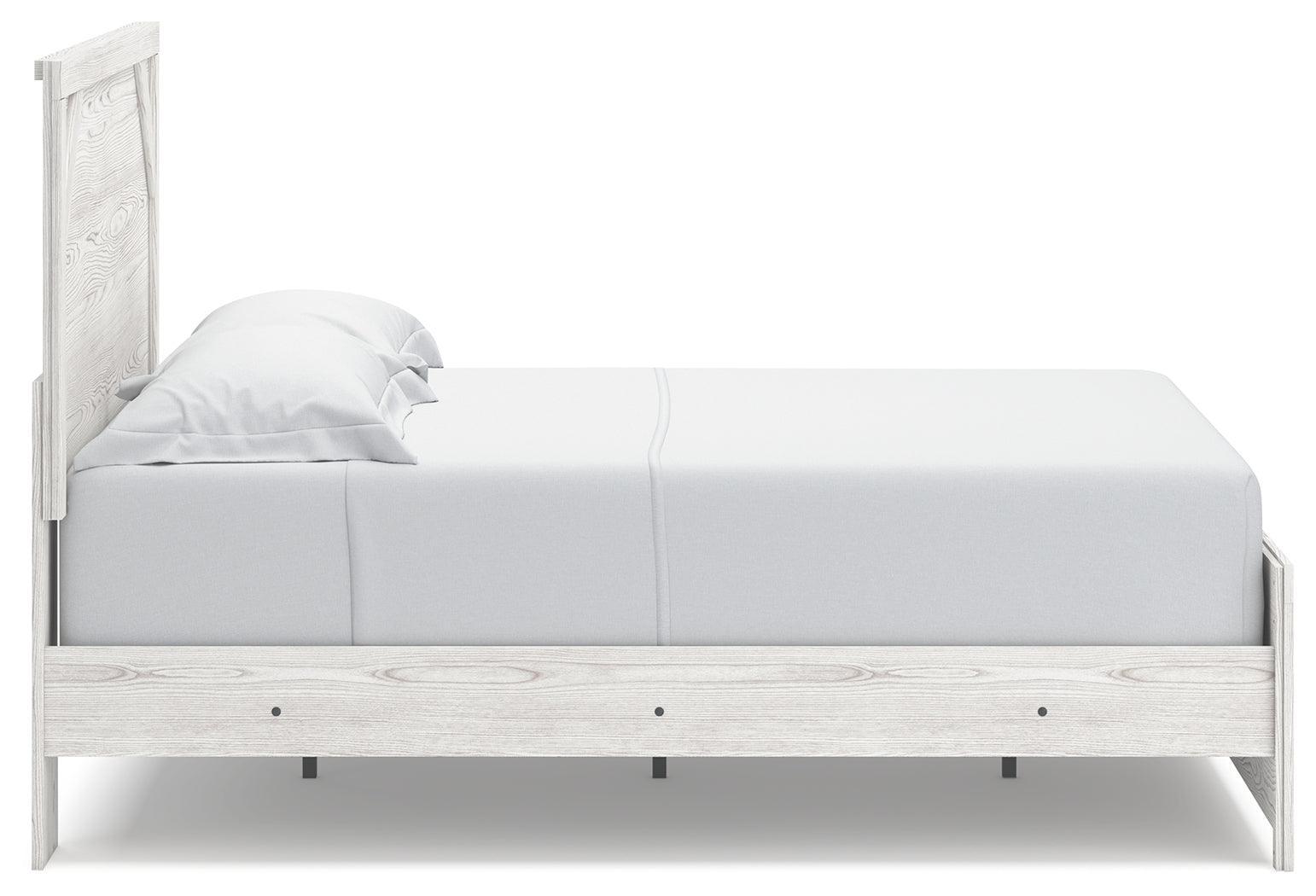 Gerridan White/Gray Queen Panel Bed - Ella Furniture