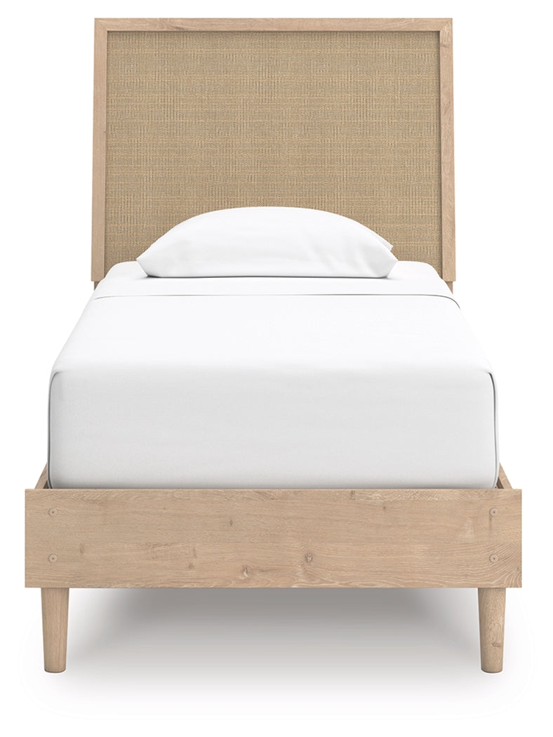 Cielden Two-tone Twin Panel Bed