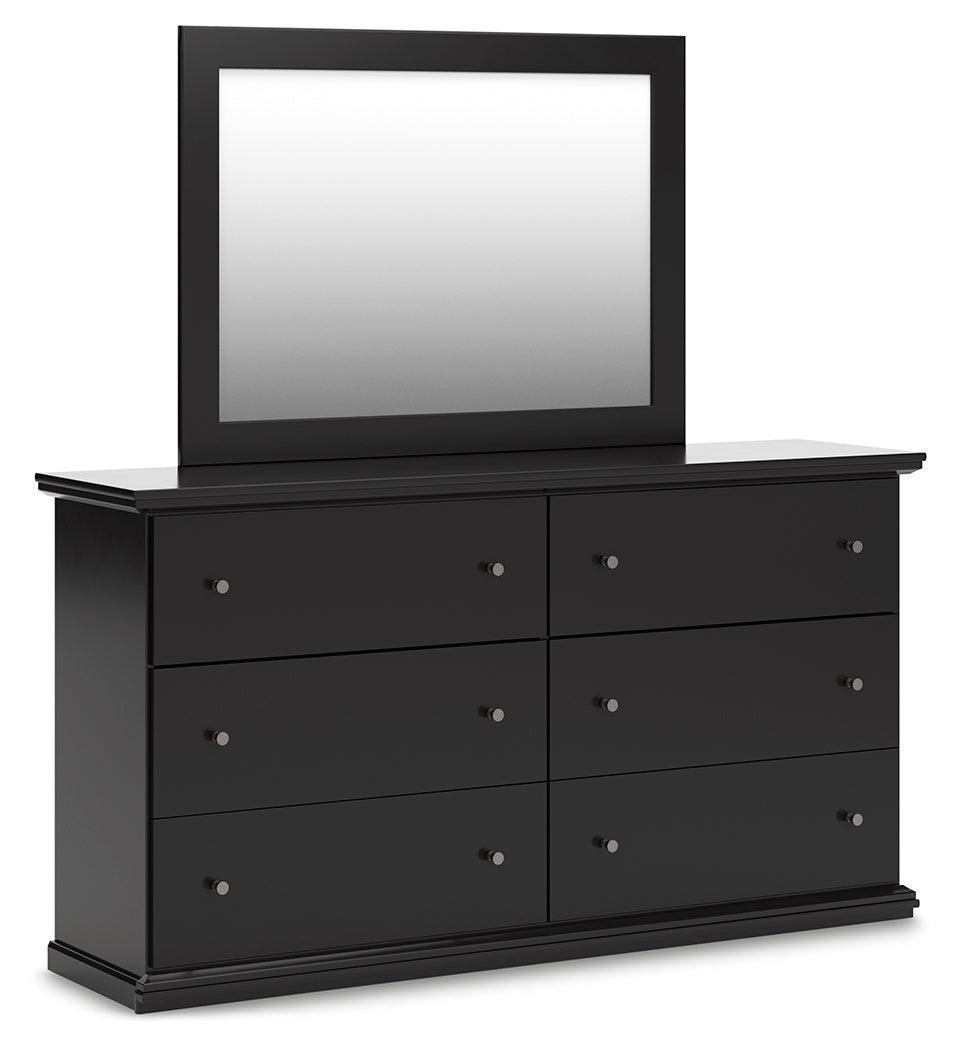 Maribel Black Dresser and Mirror by Ashley