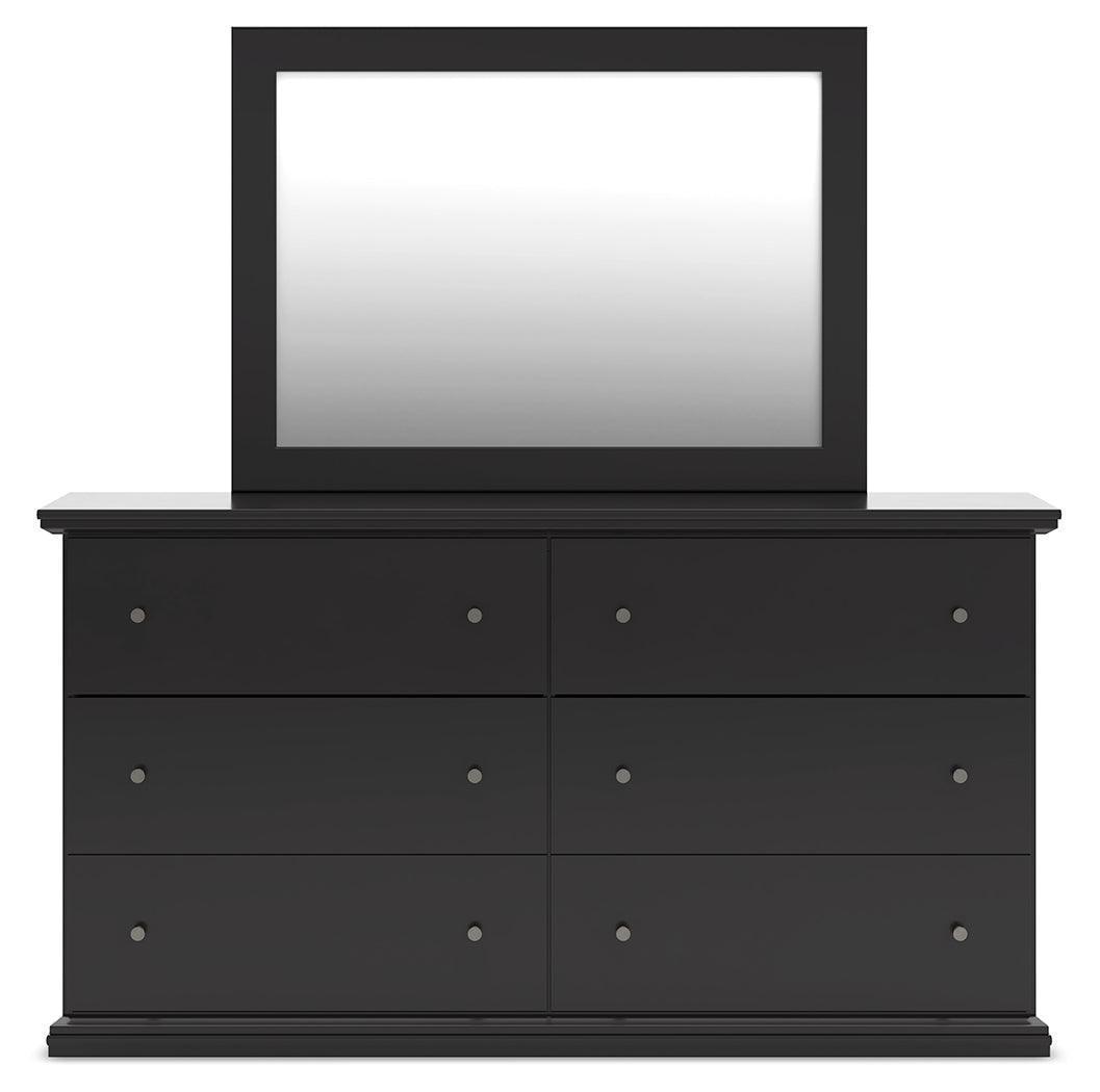 Maribel Black Dresser and Mirror by Ashley
