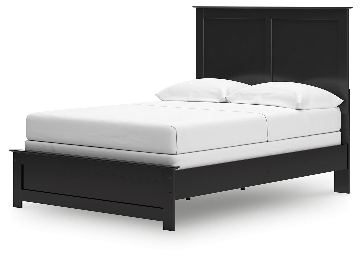 Maribel Black Full Size Panel Bed by Ashley