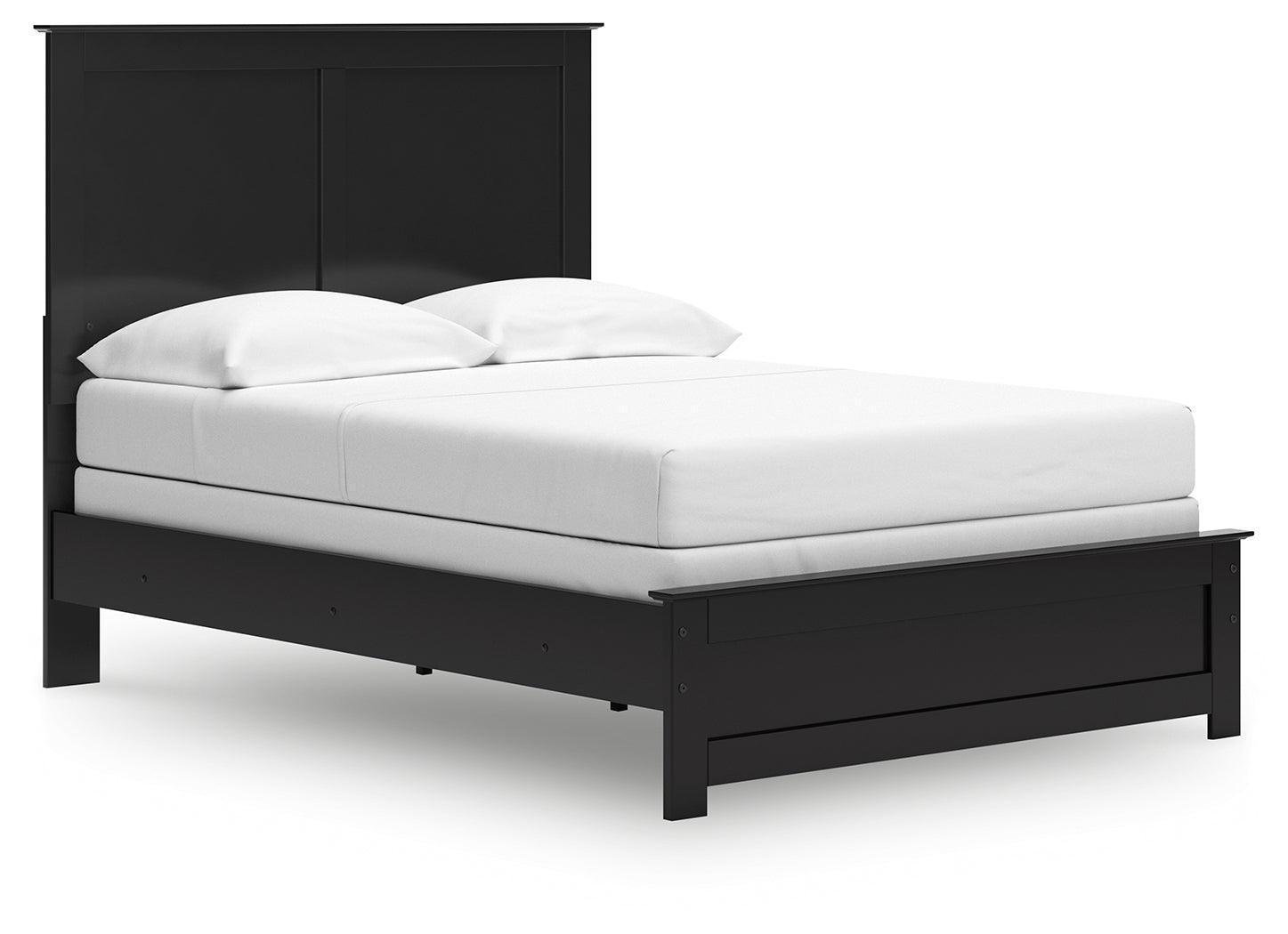 Maribel Black Full Size Panel Bed by Ashley