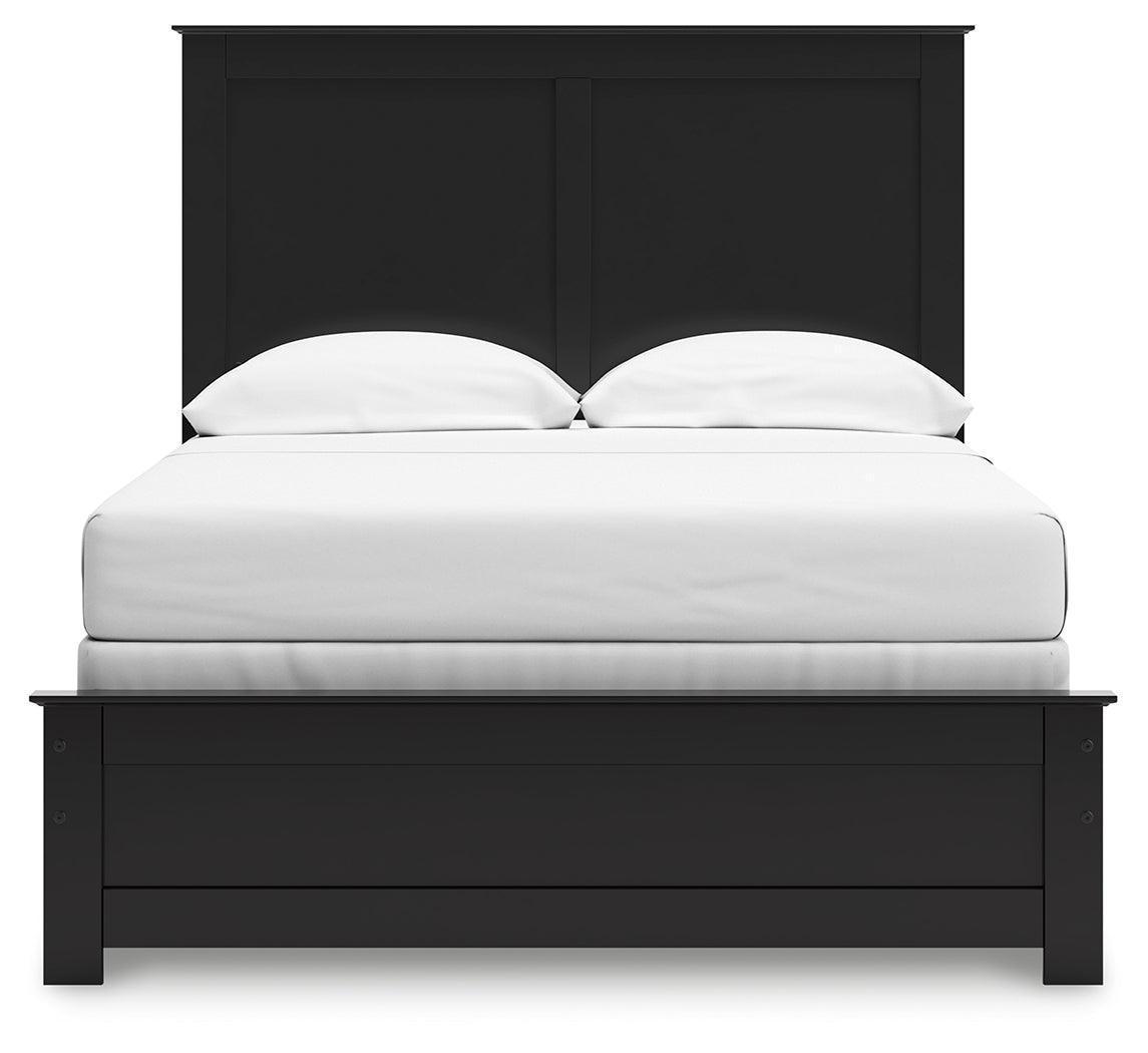 Maribel Black Full Size Panel Bed by Ashley
