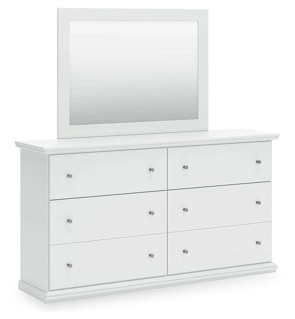 Bostwick White Shoals Panel Bedroom Set angled view
