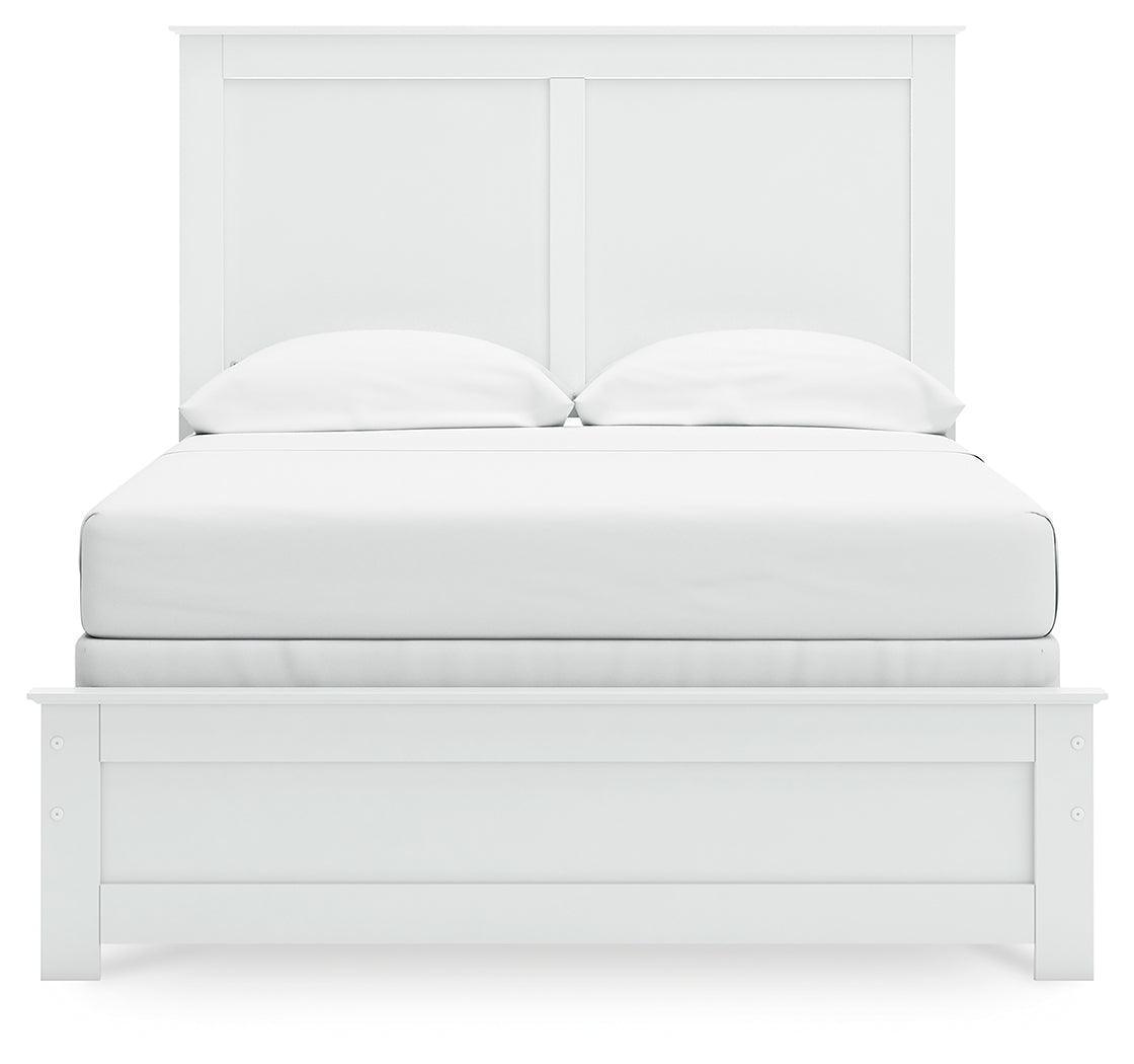 Bostwick Shoals White Full Panel Full-Size Bed