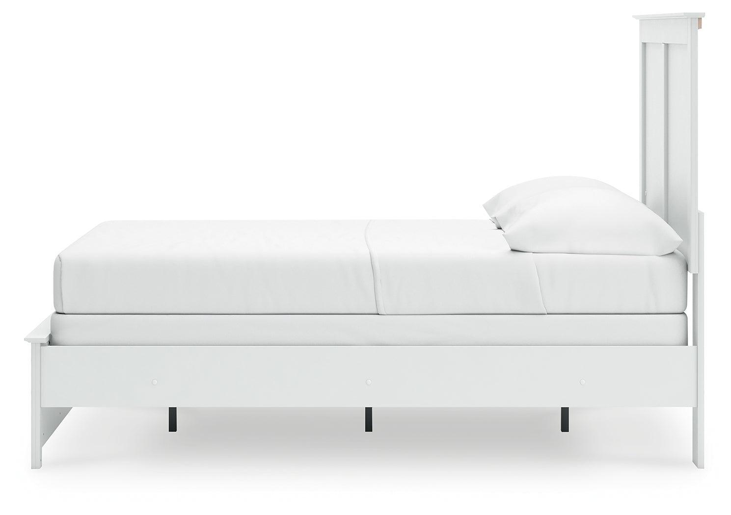 Bostwick Shoals White Full Panel Full-Size Bed