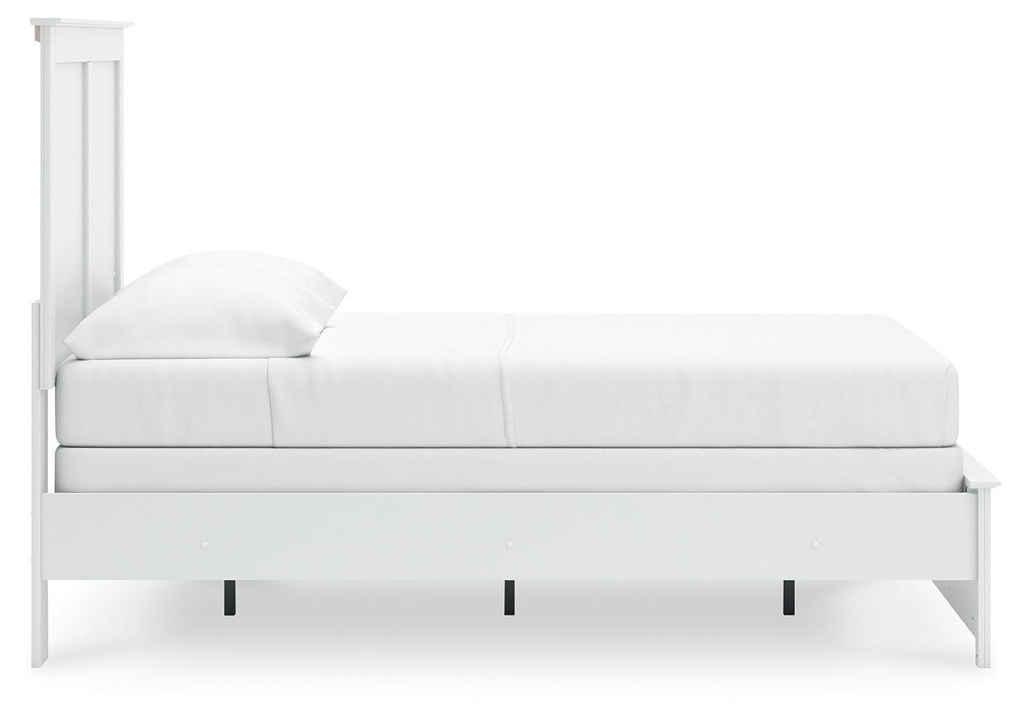 Bostwick Shoals White Full Panel Full-Size Bed