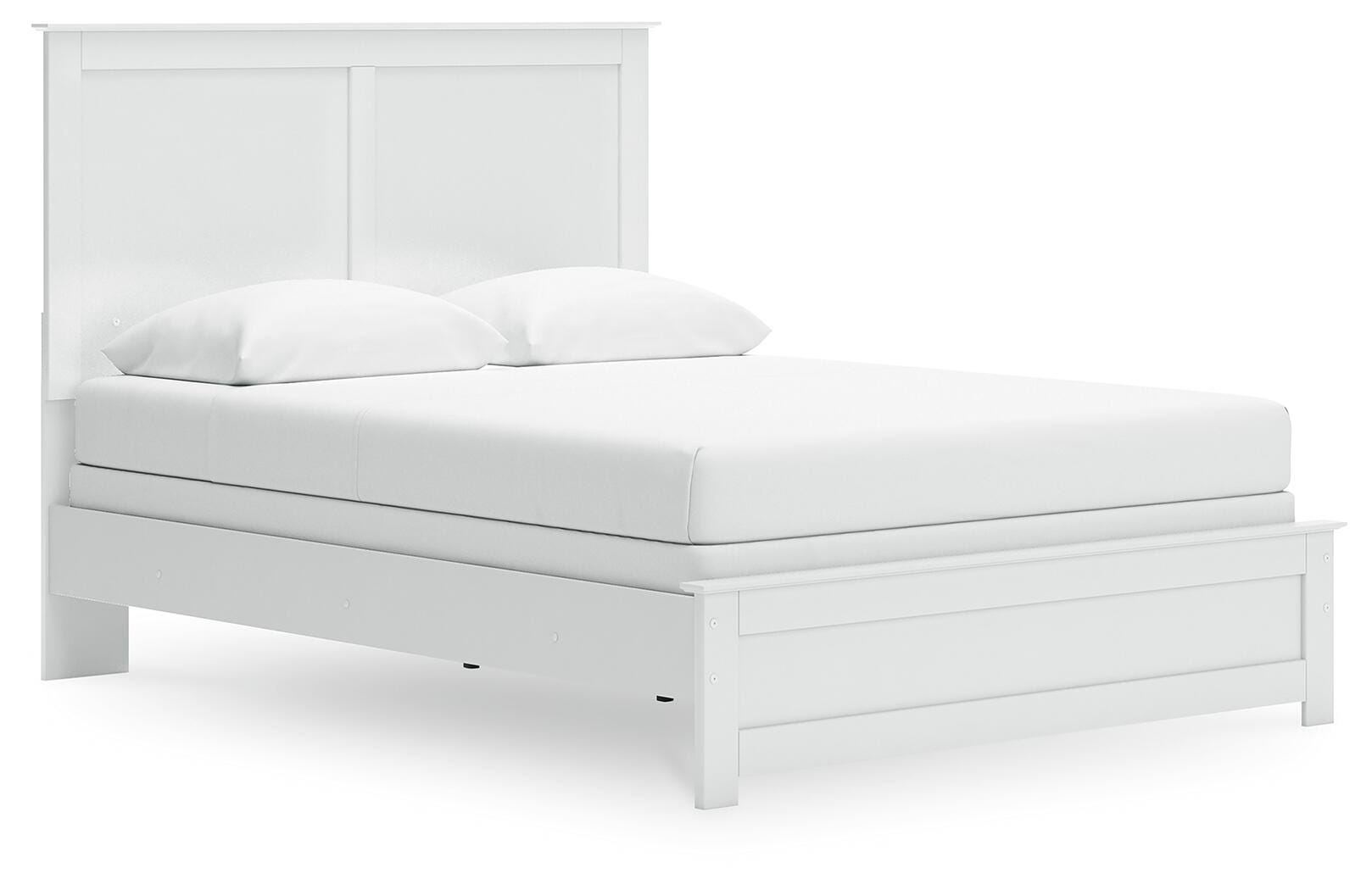 Bostwick White Shoals Panel Bedroom Set angled view