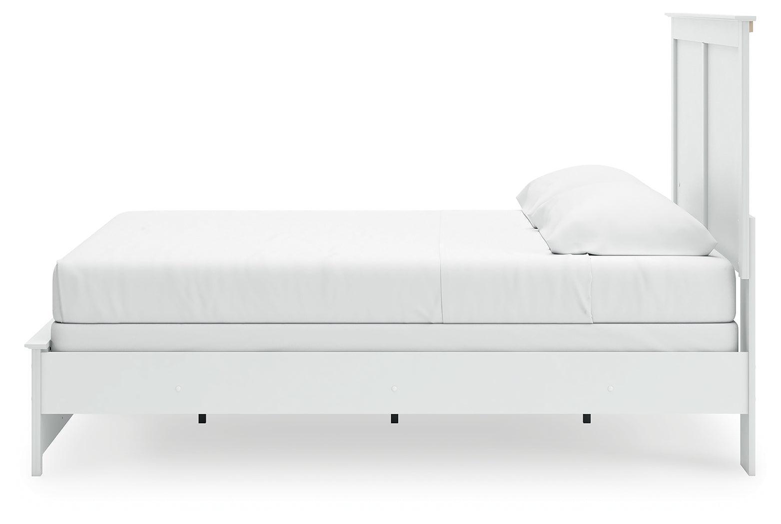 Bostwick Shoals White King Panel Bed