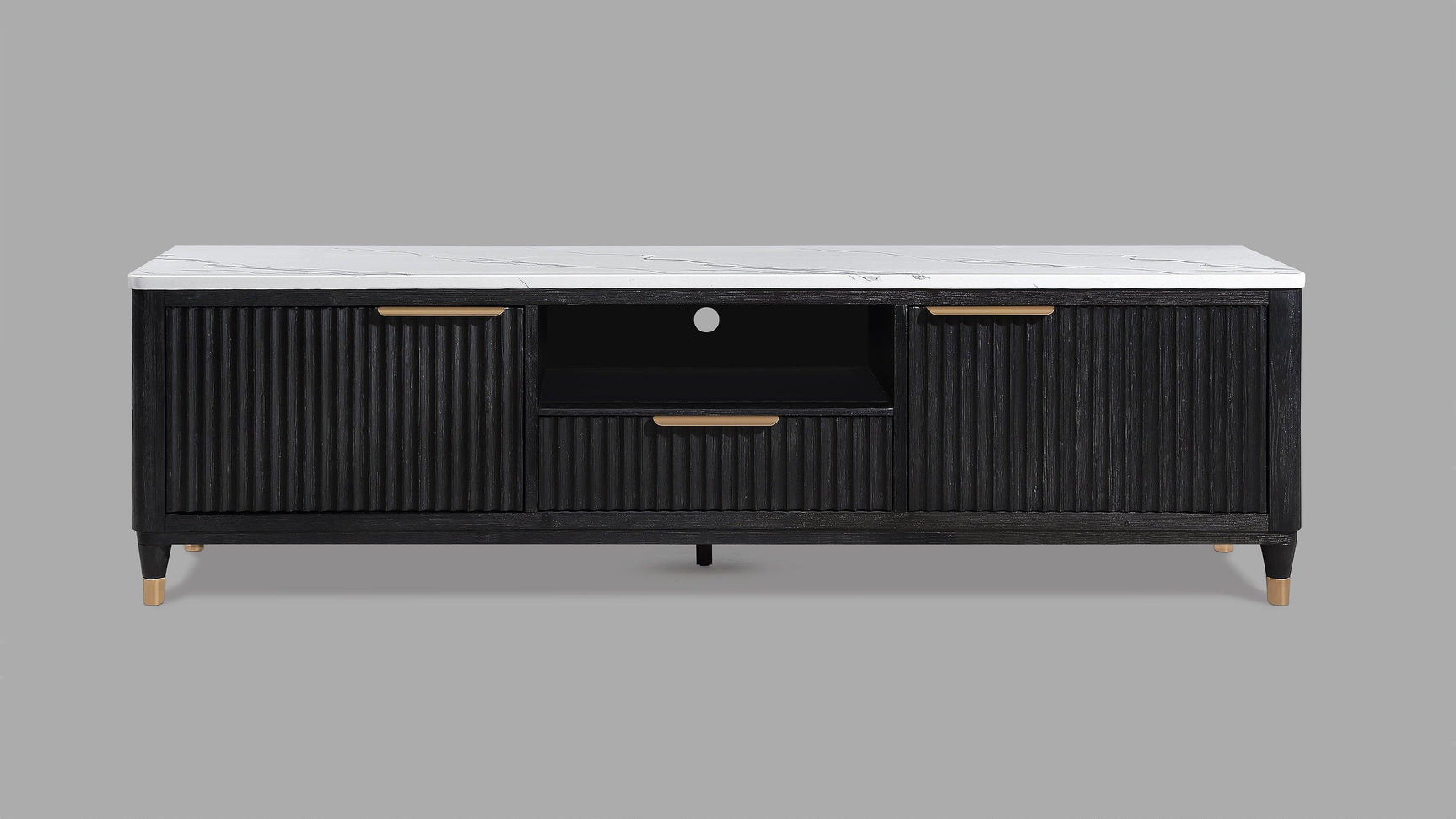 Kara Black TV Stand