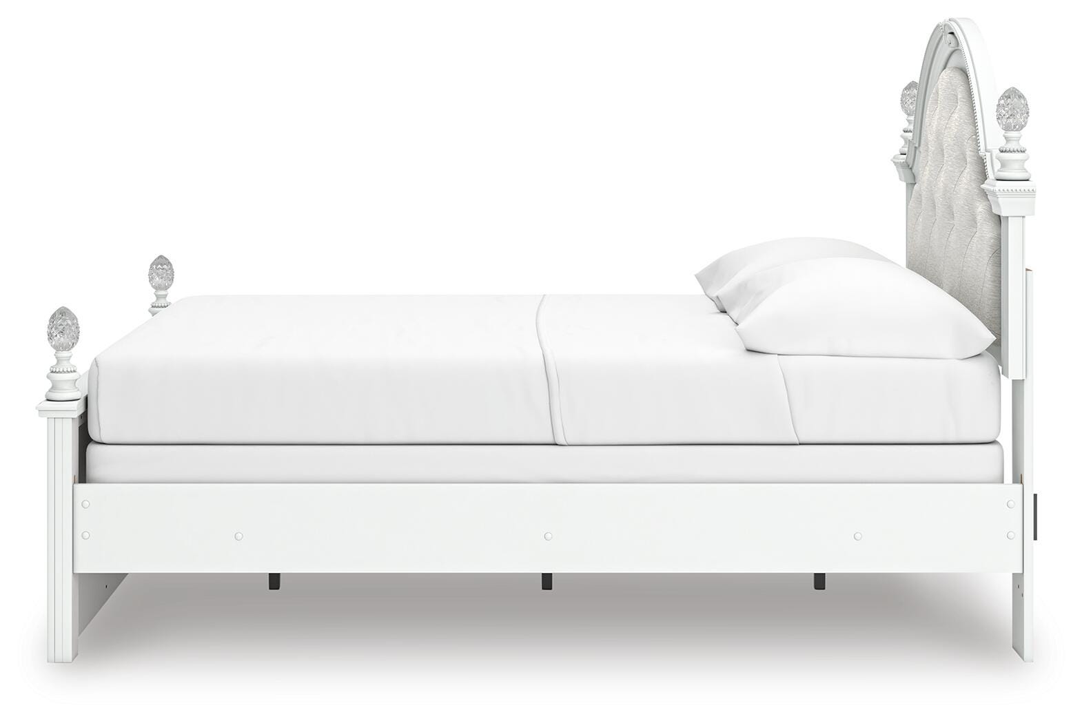 Kozlani White Upholstered Panel Bedroom Set view 8