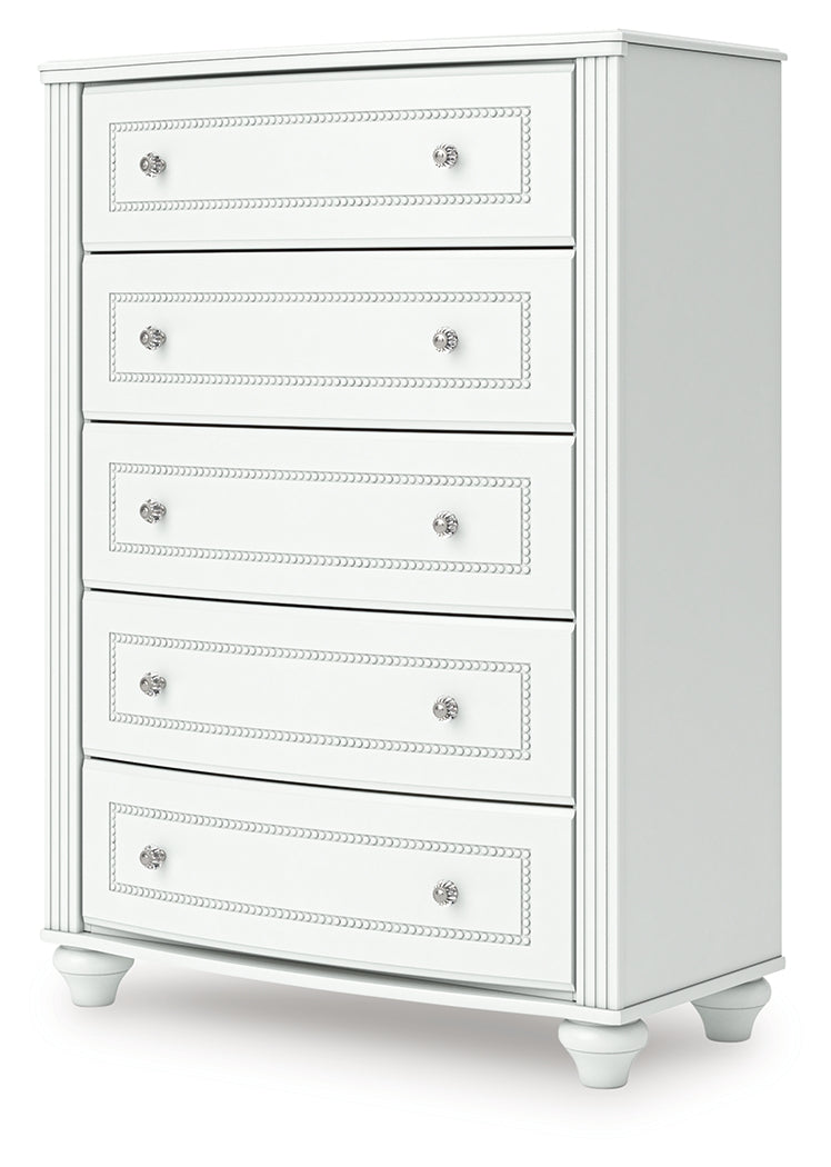 Kozlani White Chest of Drawers