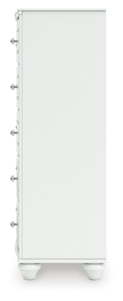 Kozlani White Chest of Drawers