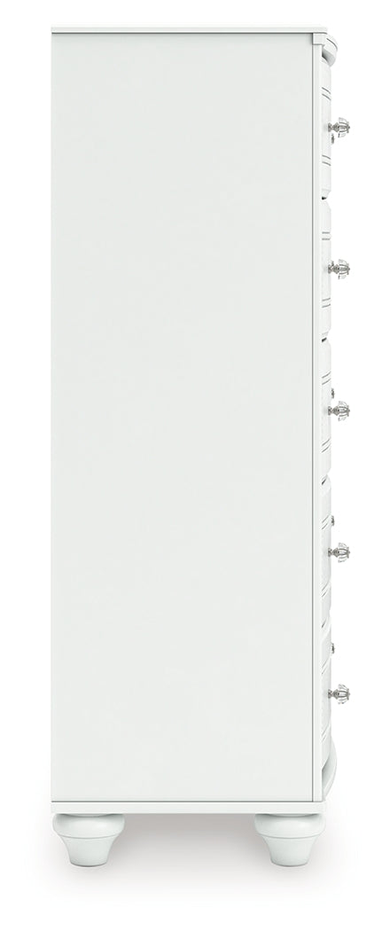 Kozlani White Chest of Drawers