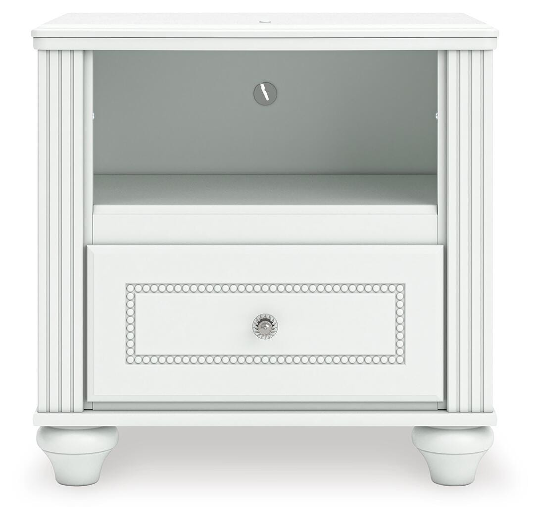 Kozlani White Upholstered Panel Bedroom Set view 20