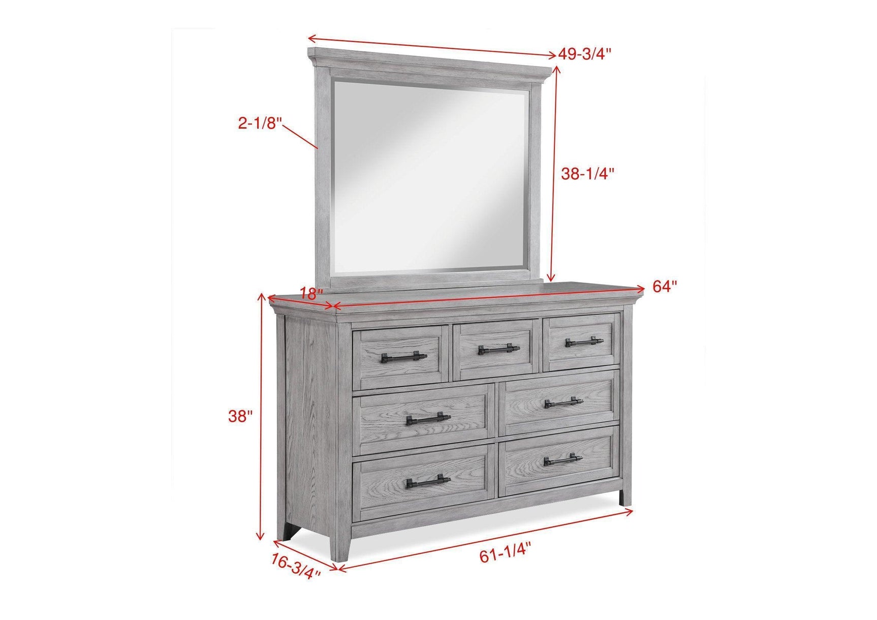 Beckett Gray Panel Bedroom Set