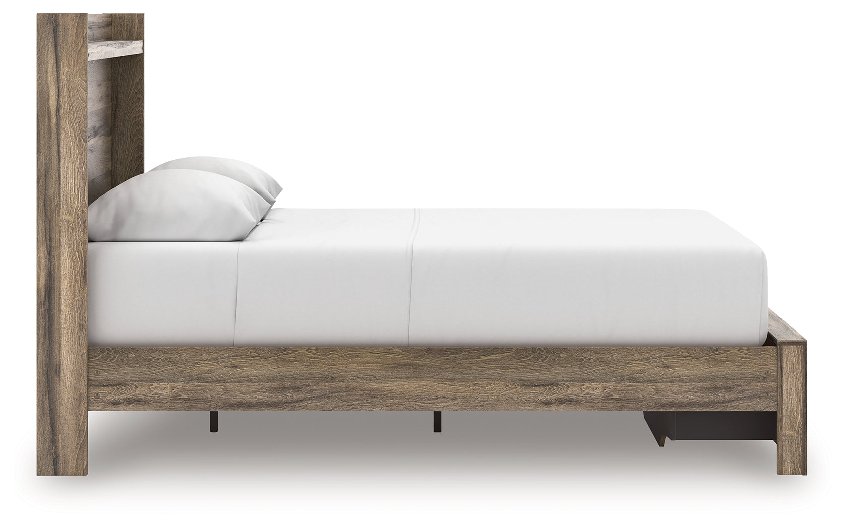Elbrim Brown Queen Panel Storage Bed
