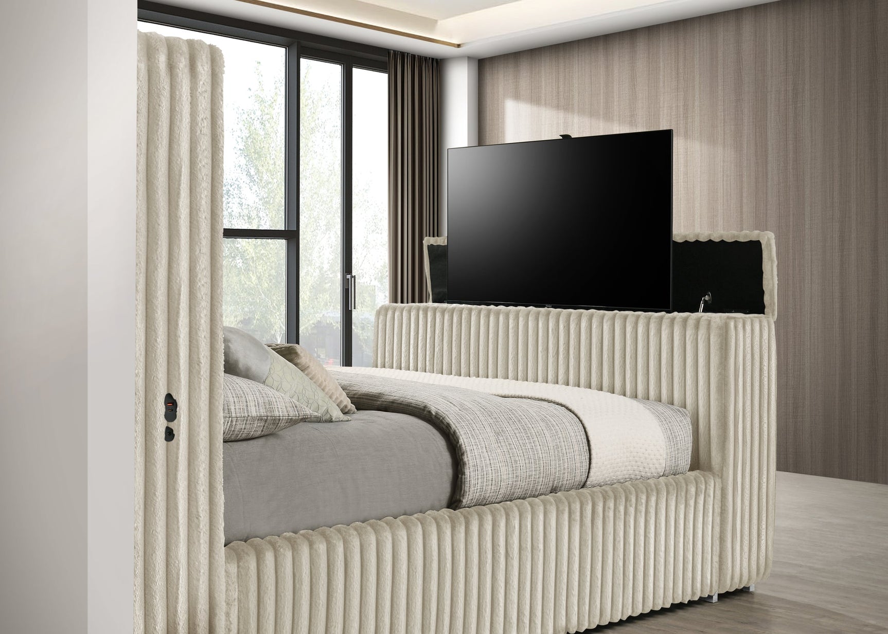 Henley Cream Nightstand