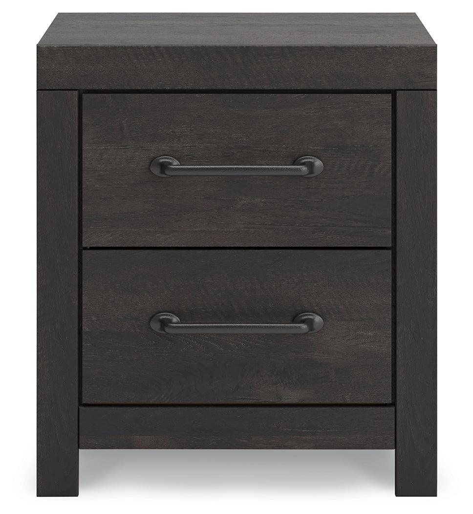 Hollivern Dark Gray Nightstand