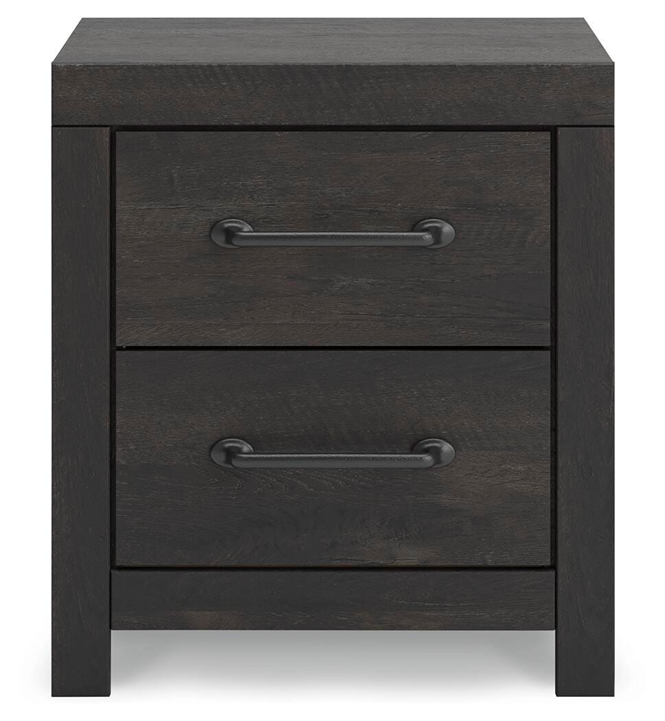 Hollivern Dark Gray Panel Storage Bedroom Set 2 view 22