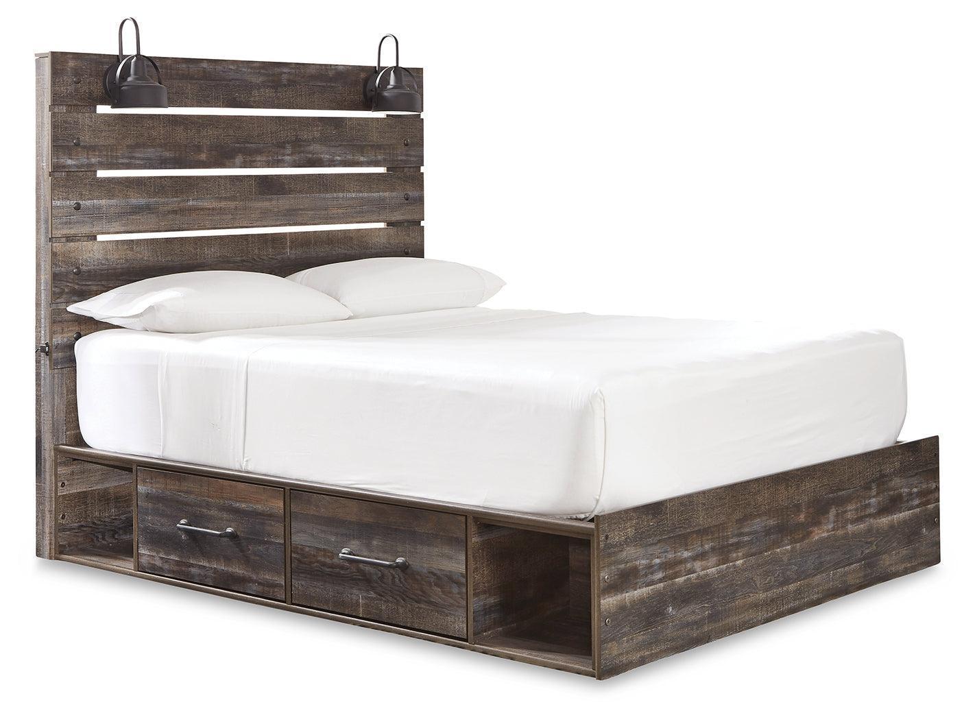 Drystan Multi Queen Panel Bed With 2 Storage Drawers