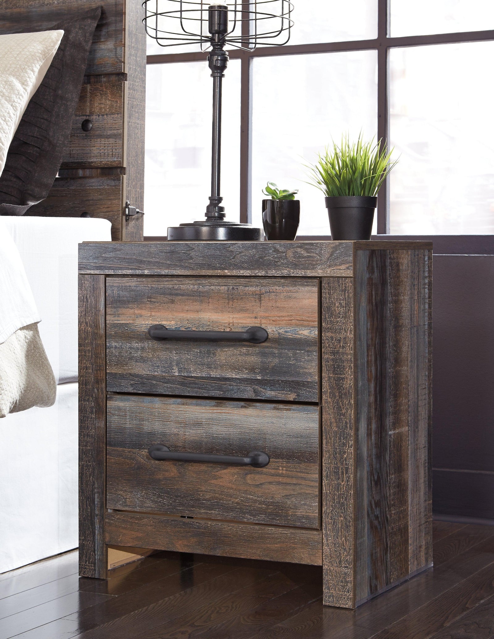 Drystan Multi Nightstand - Ella Furniture