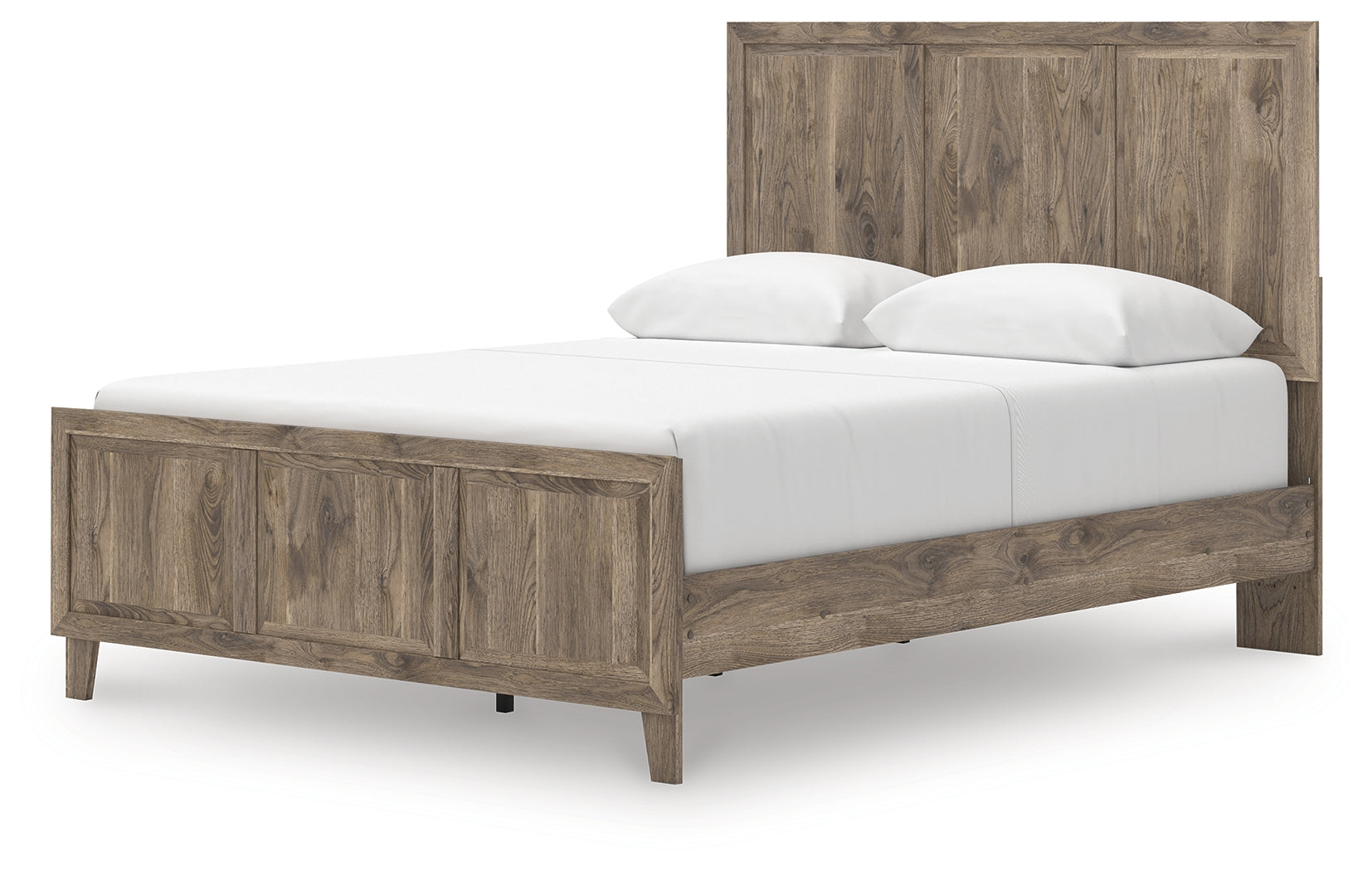 Rusticott Brown Queen Panel Bed