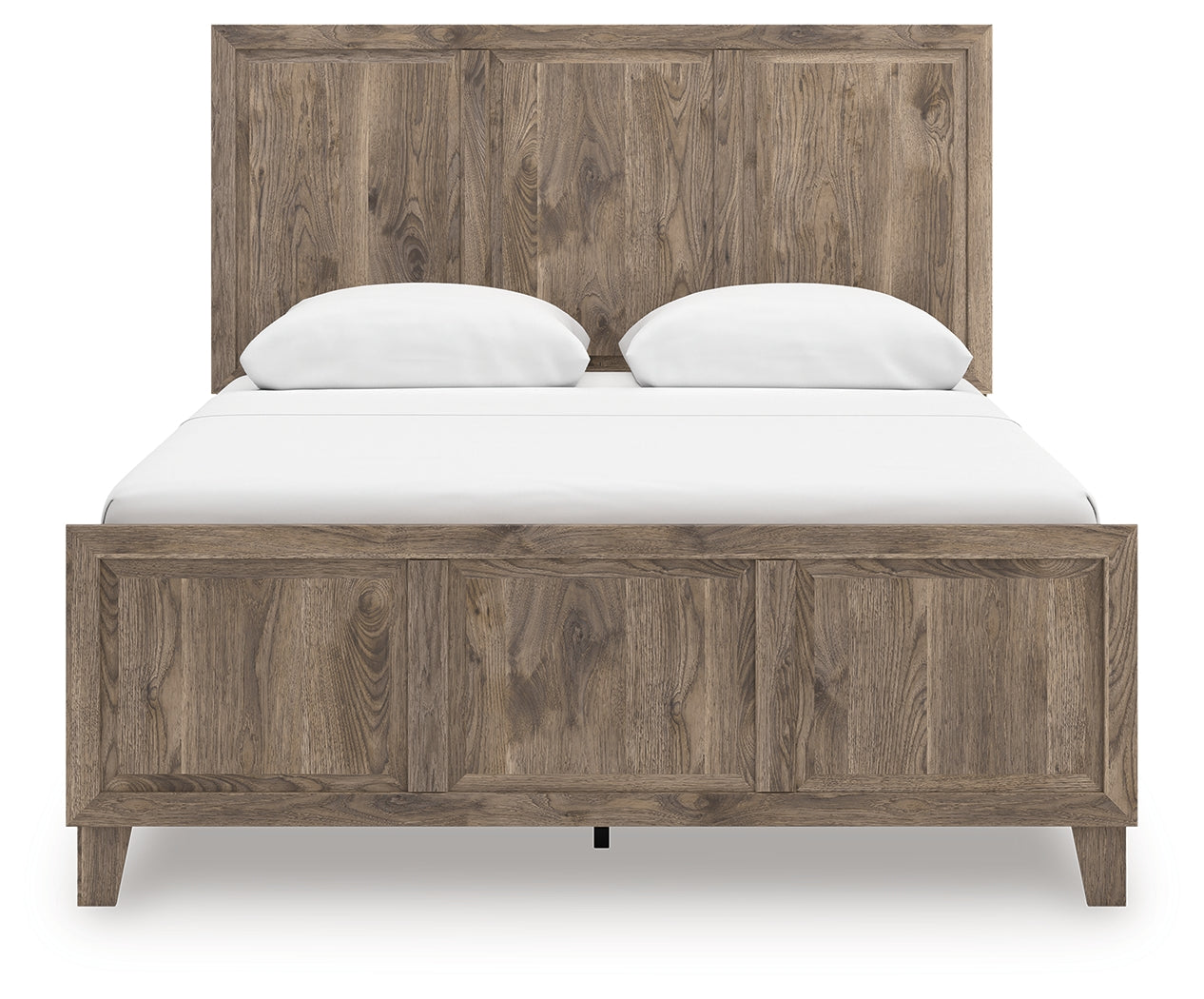 Rusticott Brown Queen Panel Bed