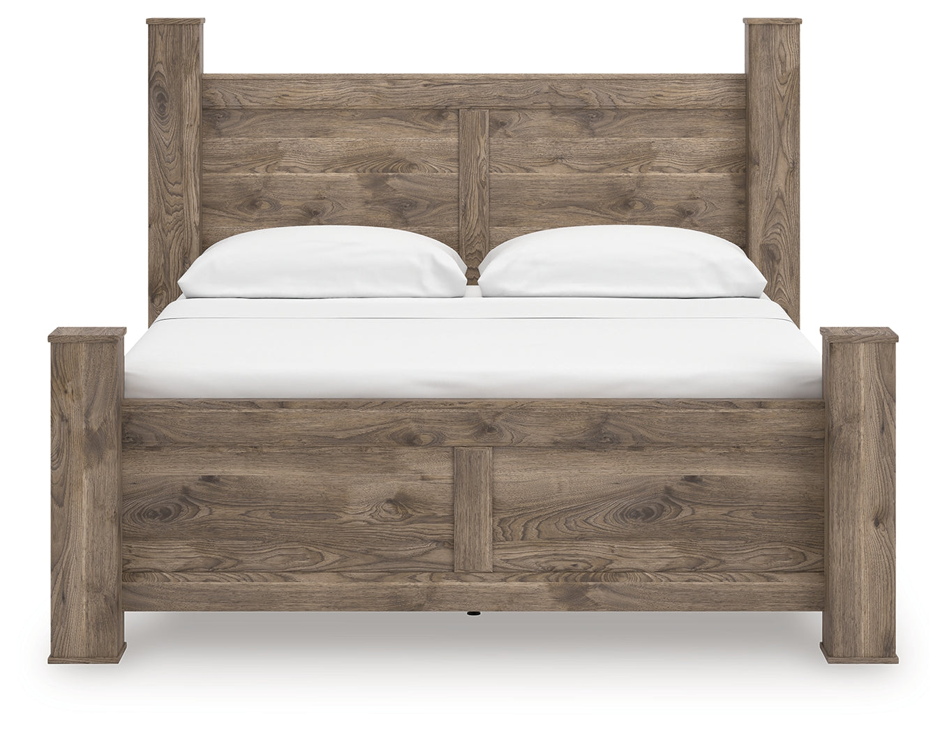Rusticott Brown King Poster Bed