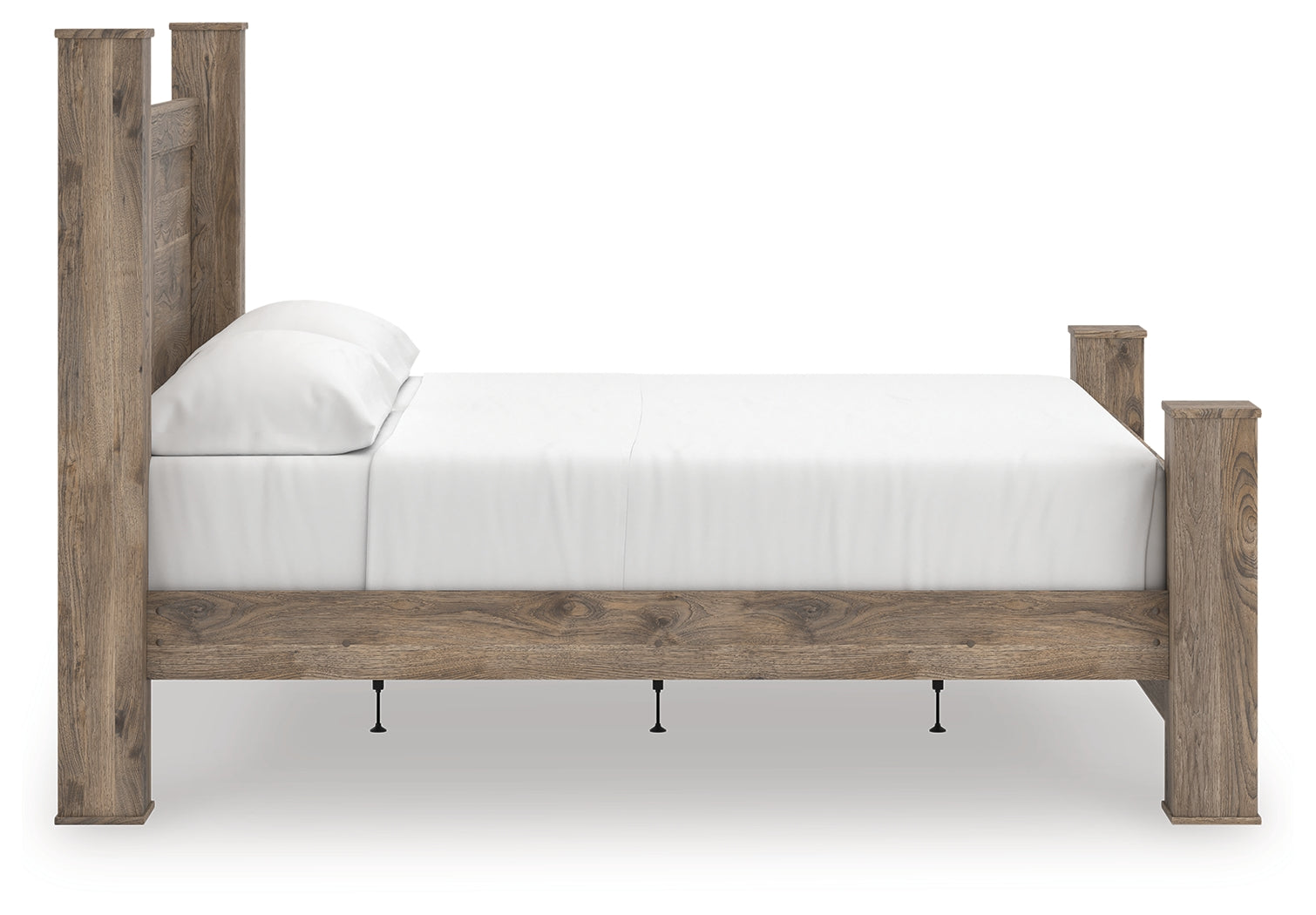 Rusticott Brown King Poster Bed