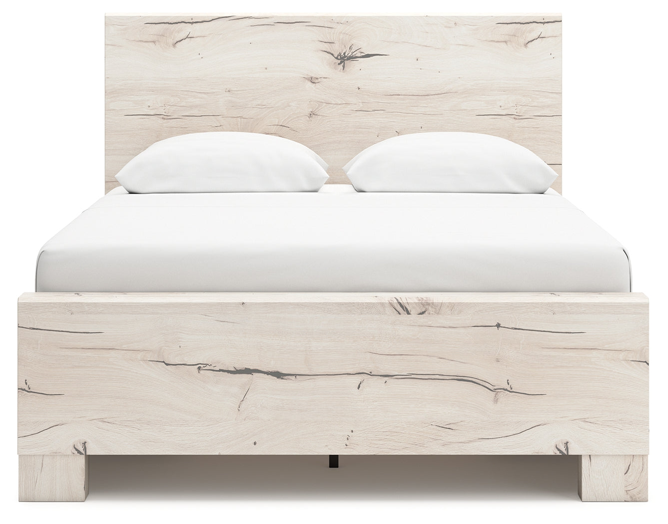Lawroy Light Natural Full Panel Bed with Storage