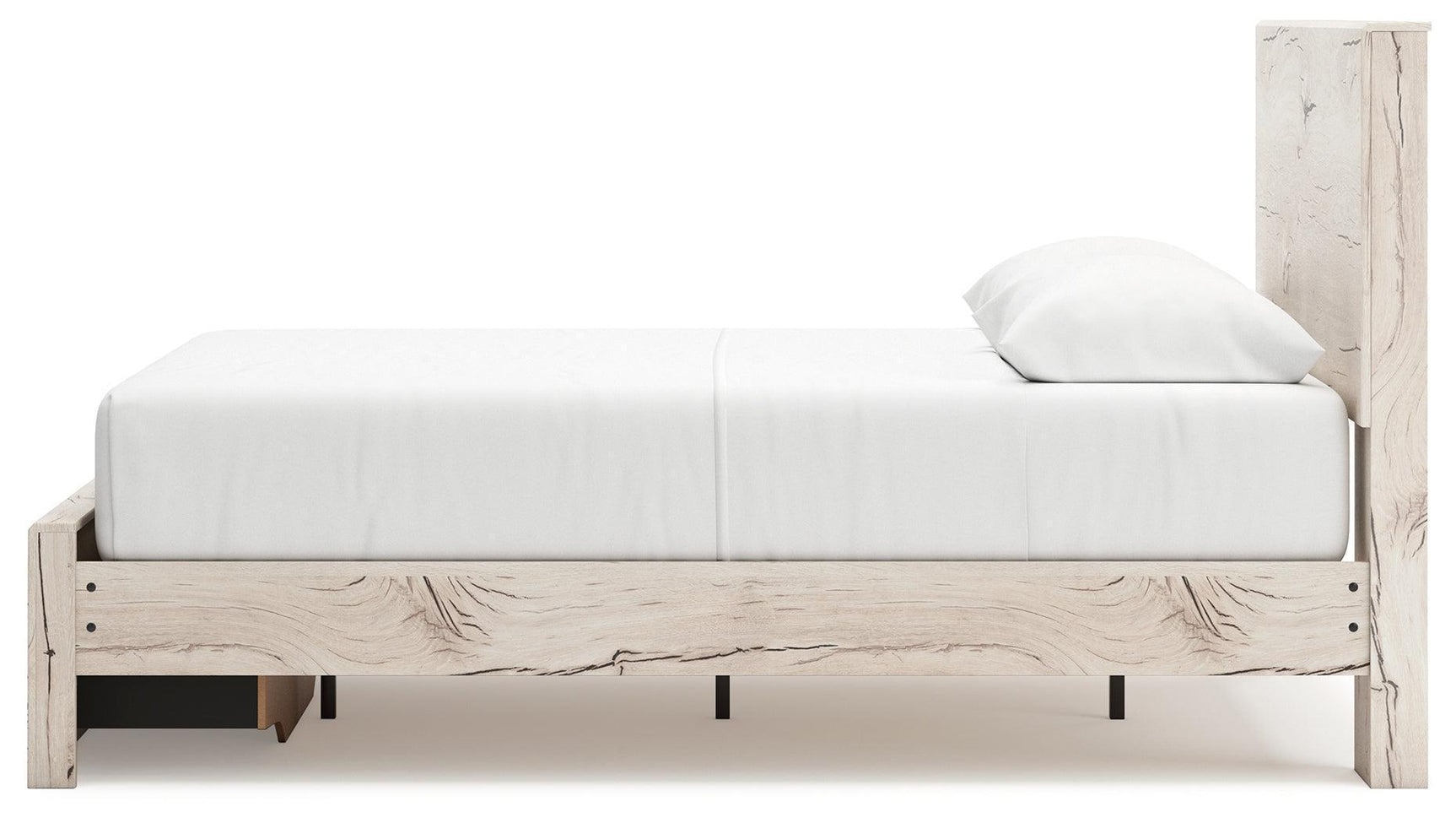 Lawroy Light Natural Queen Panel Storage Bed