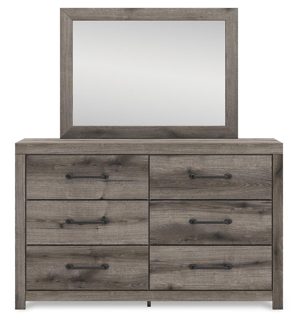 Graystorm Brown Gray Panel Bedroom Set view 14