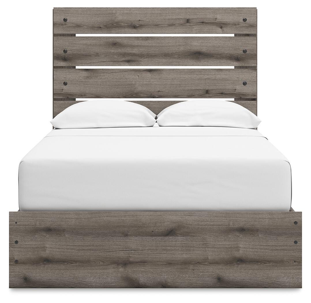 Graystorm Brown Gray Panel Storage Bedroom Set 2 view 3