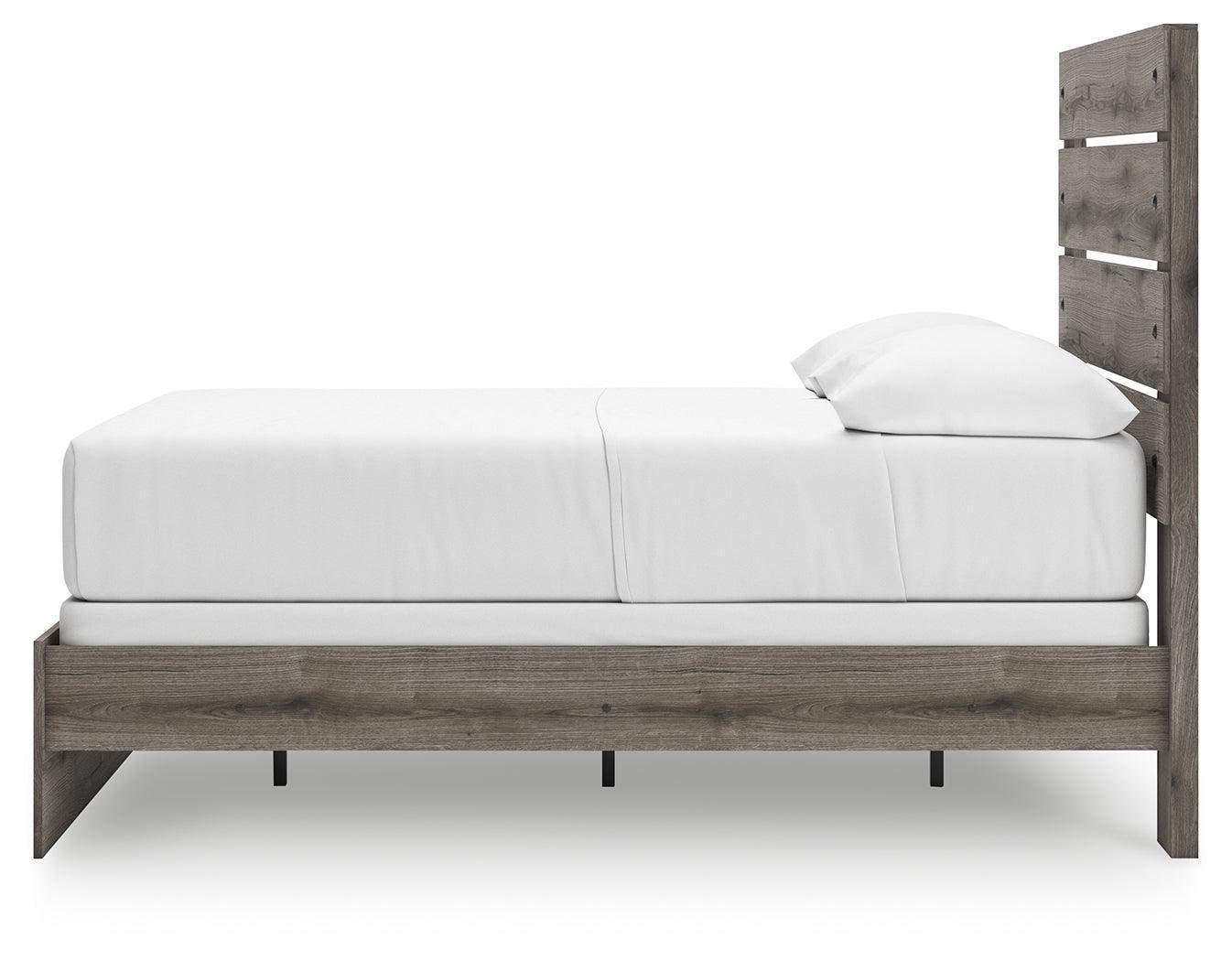 Graystorm Brown Gray Full Panel Bed