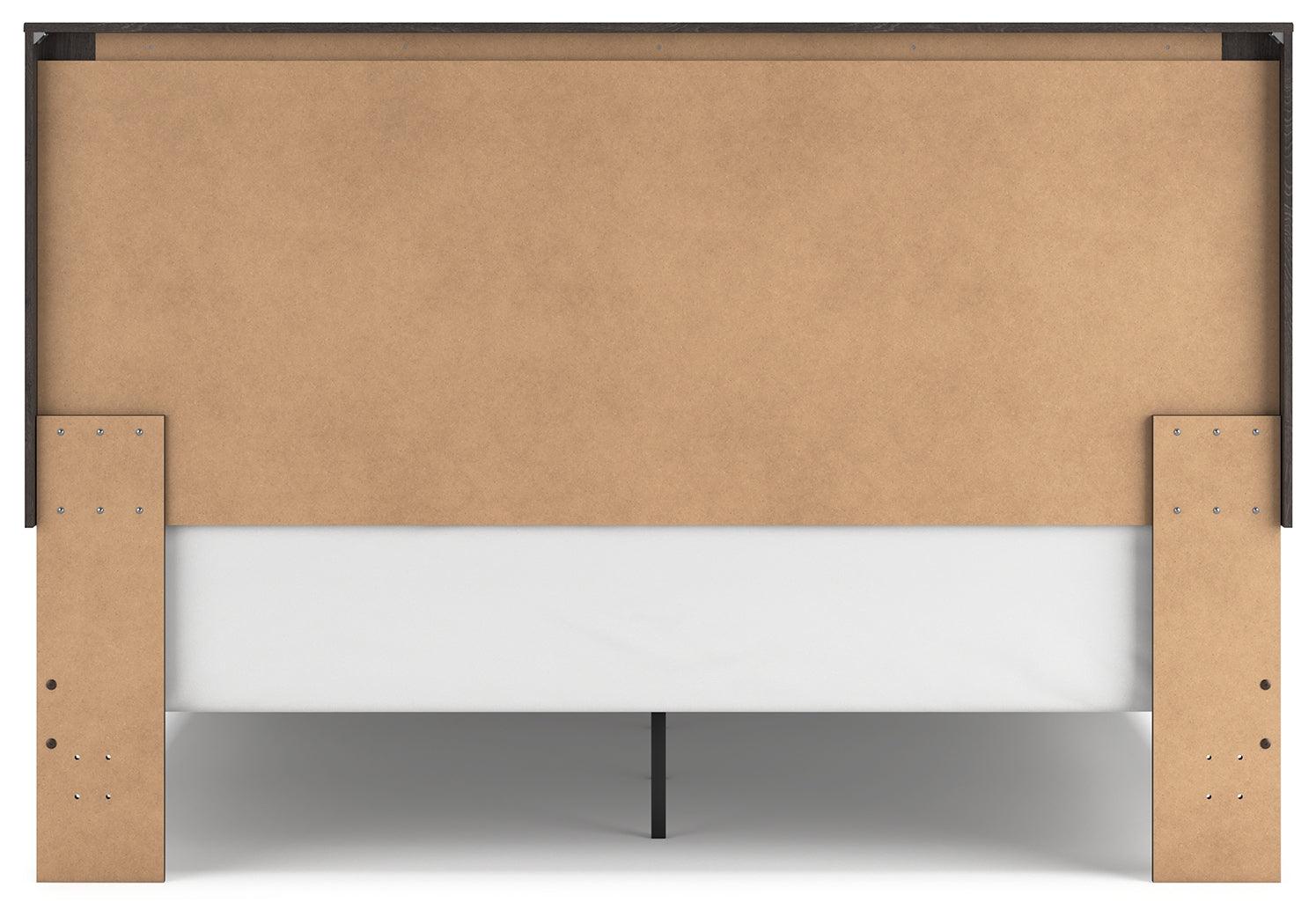 Brinxton Charcoal King Panel Bed