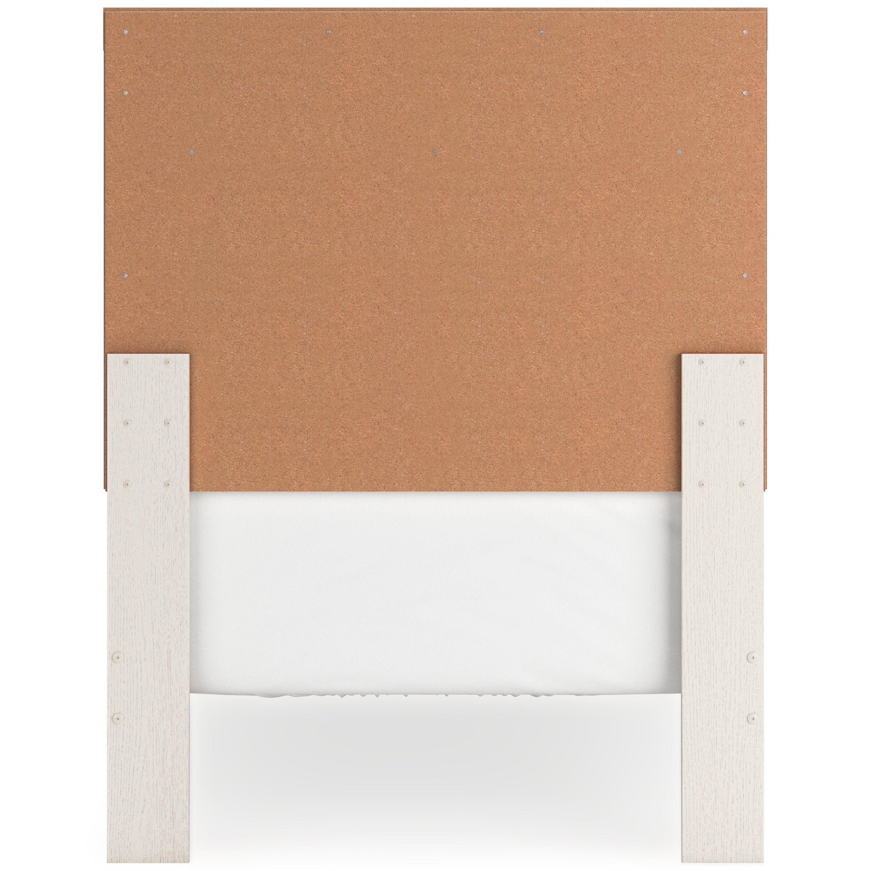 Stelsie White Twin Panel Bed - Ella Furniture