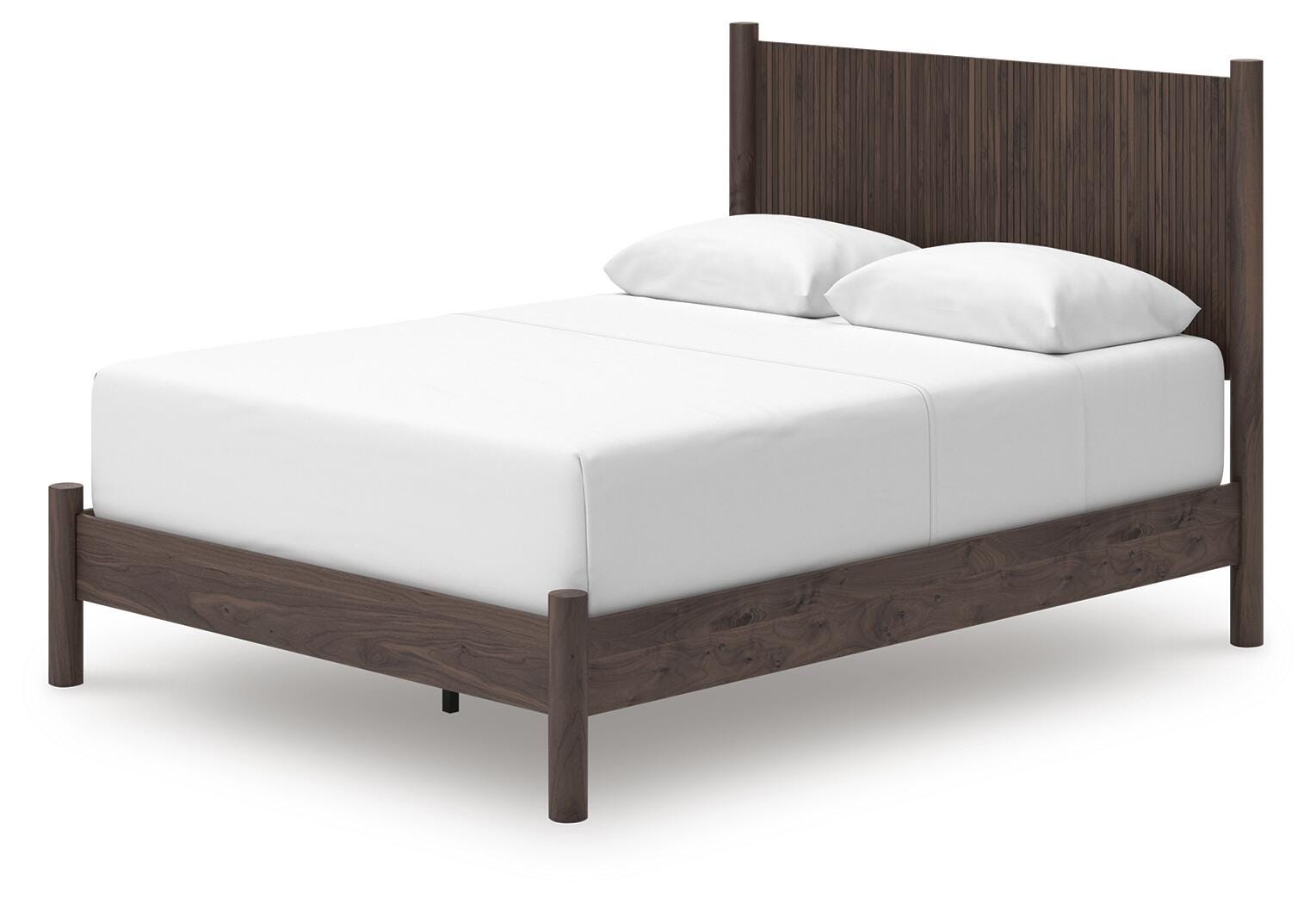 Pamytta Brown Panel Bedroom Set angled view