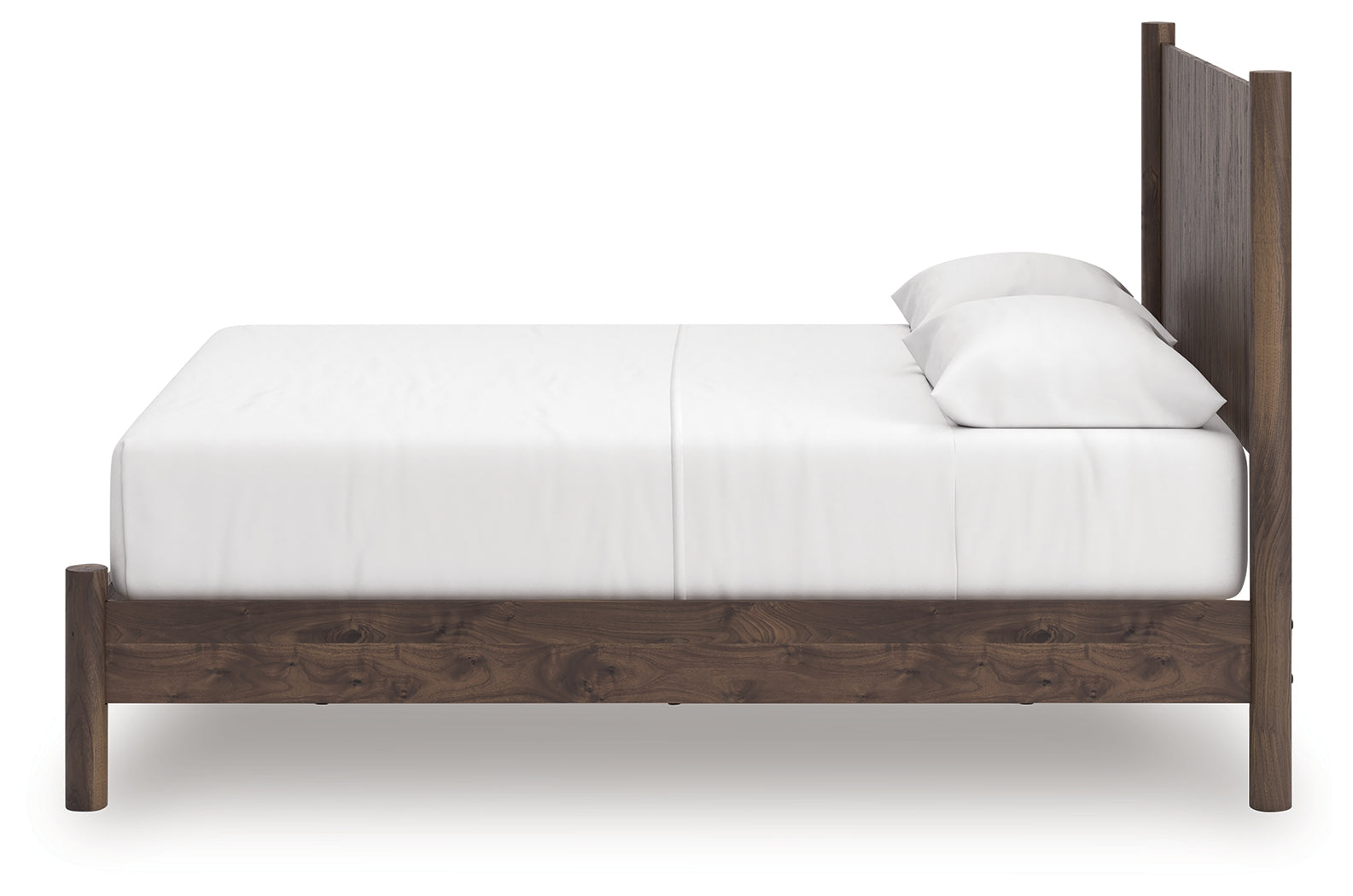 Pamytta Brown Queen Panel Platform Bed